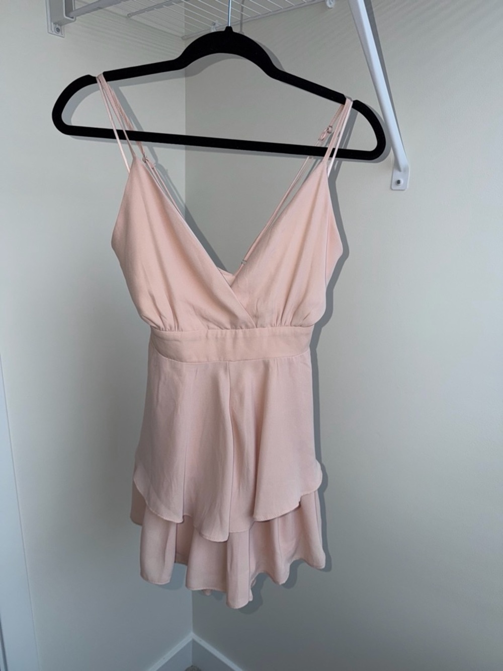 Light Pink Women's Cami Romper